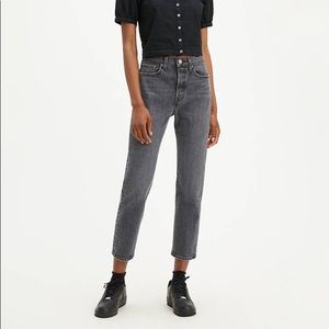 Levi’s black wedgie denim